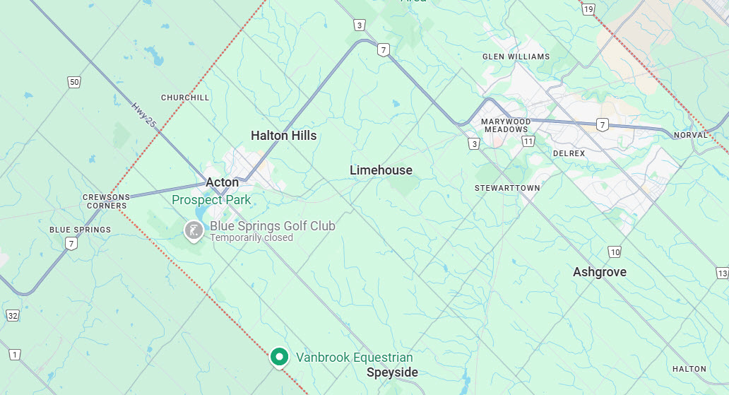 Halton Hills Map